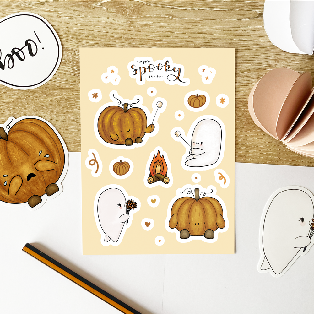 Spooky Season Sticker Sheet 2